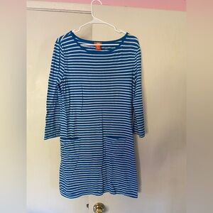 Joe Fresh Blue & White Striped Dress